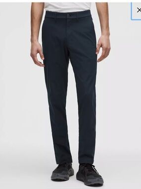 Lululemon commission slim-fit pants in navy
